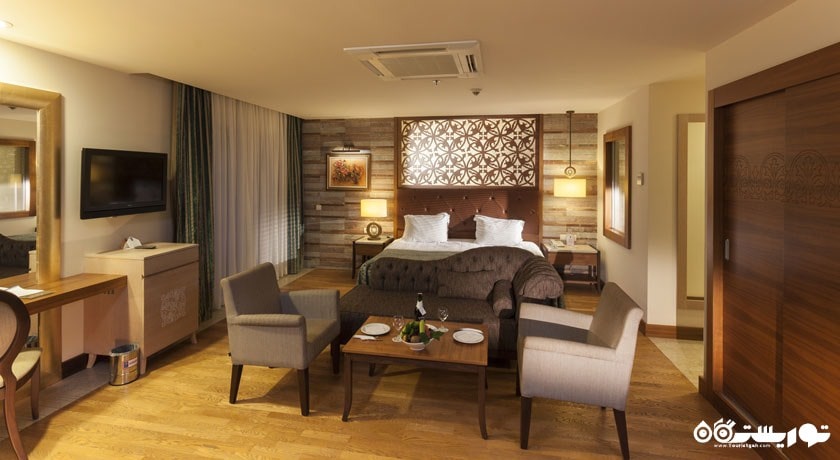 محوطه نشیمن اتاق دلوکس